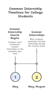 Common Internship Timelines for College Students 